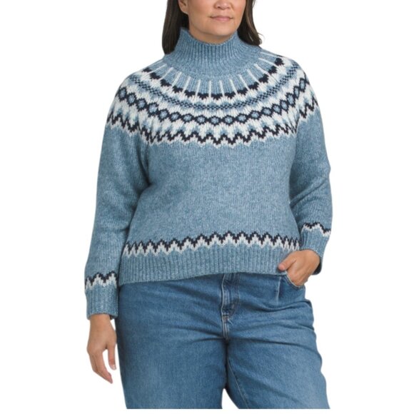 Joseph A Sweaters - JOSEPH A Plus Fair Isle Sweater